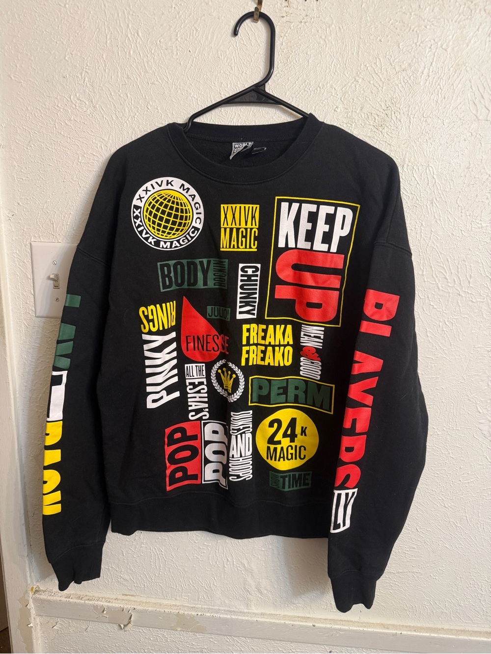 Bruno Mars Magic World Tour Crew Neck Sweater
